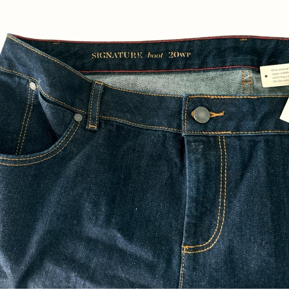 Talbots Signature Low Rise Bootcut Jeans Size 20W - Picture 8 of 14